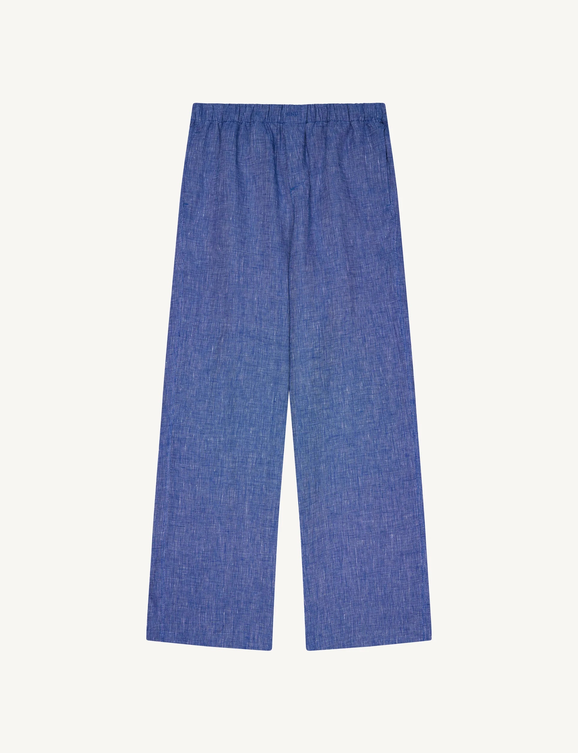 The Set: Linen Lapis Shirt & Palazzo