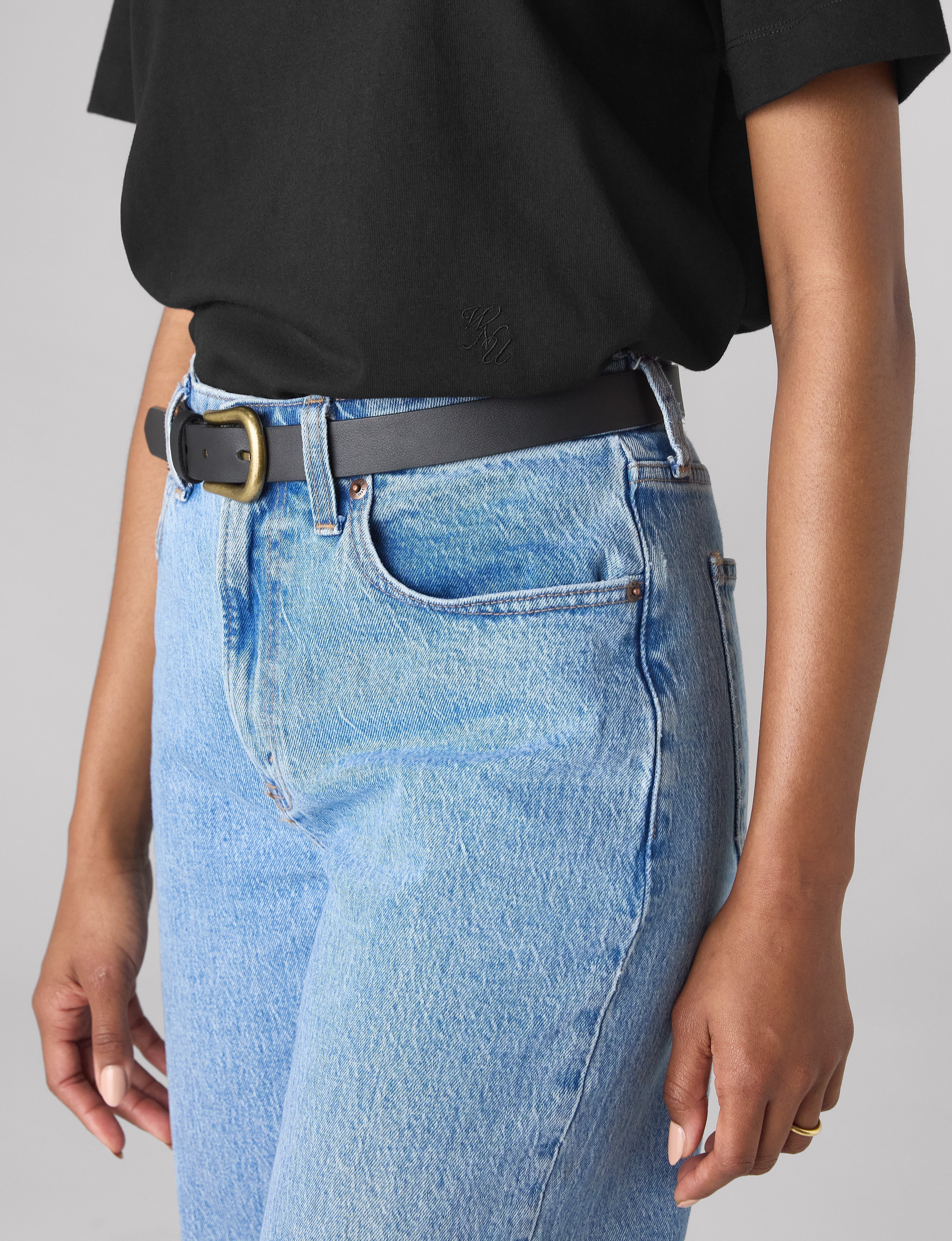 Soho T-Shirt: Cotton Jersey, Black