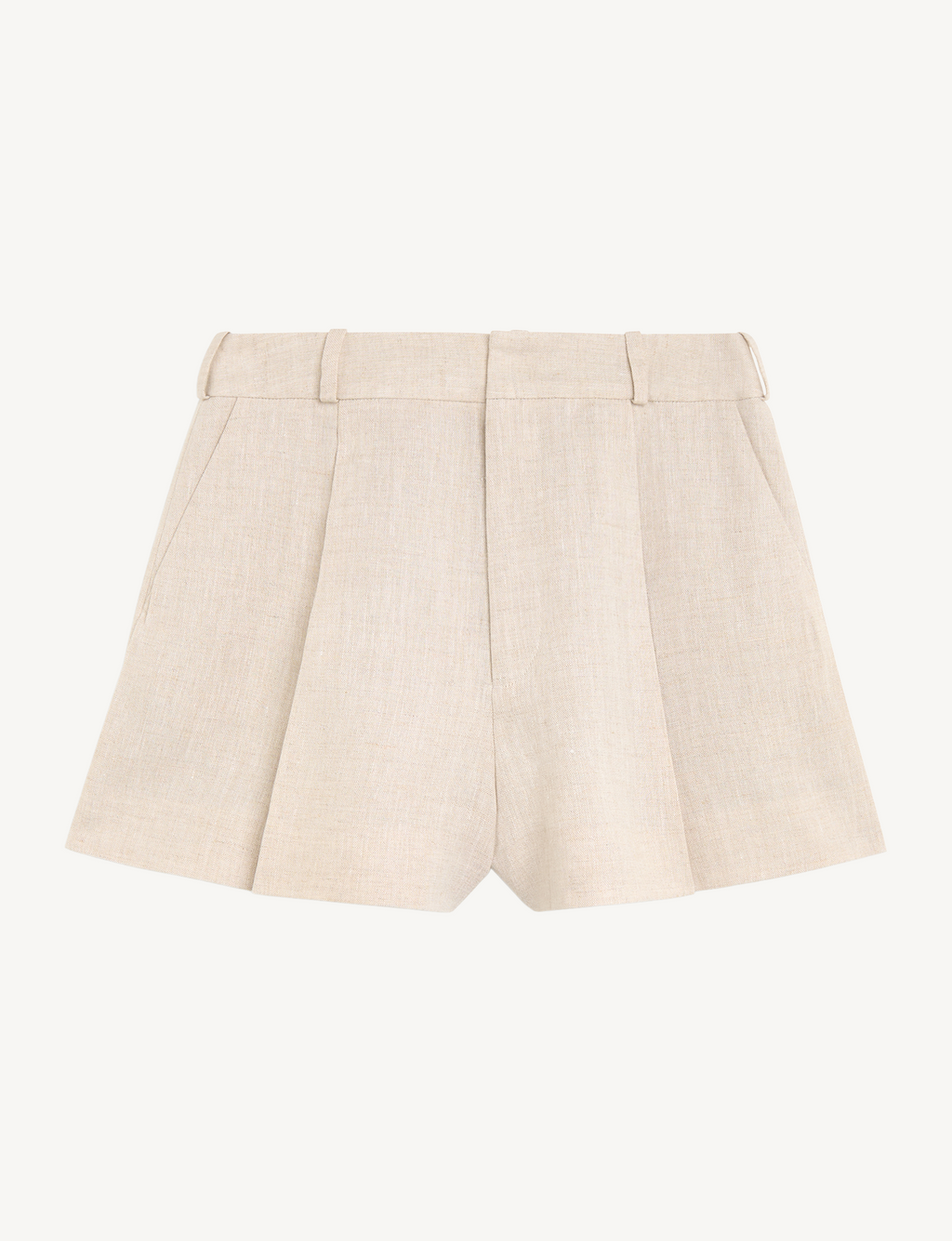 Penn Tailored Short: Linen, Oatmeal