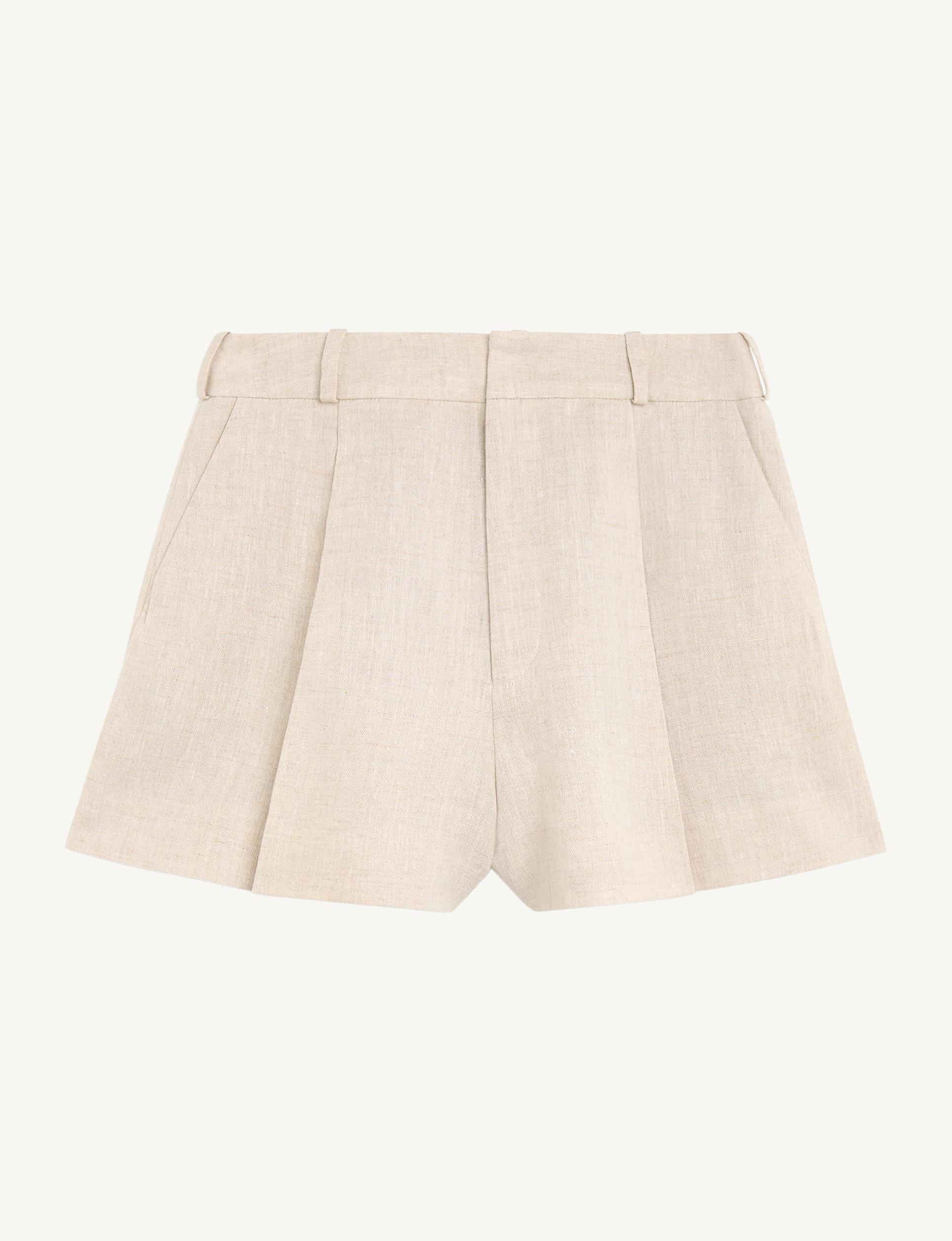 Penn Tailored Short: Linen, Oatmeal