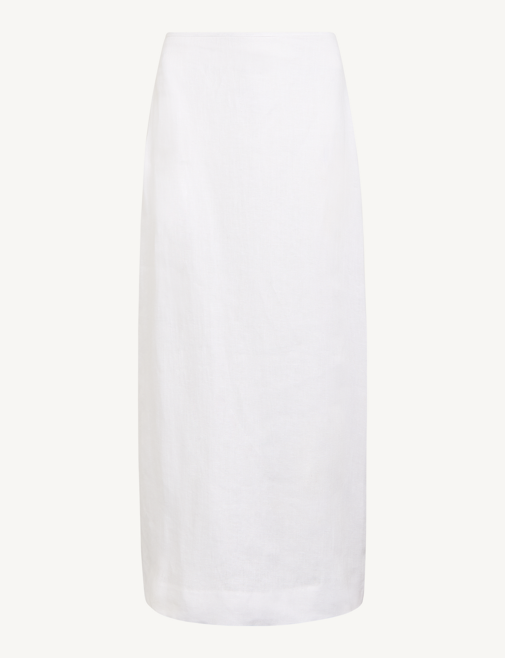 Clara Skirt: Linen, White