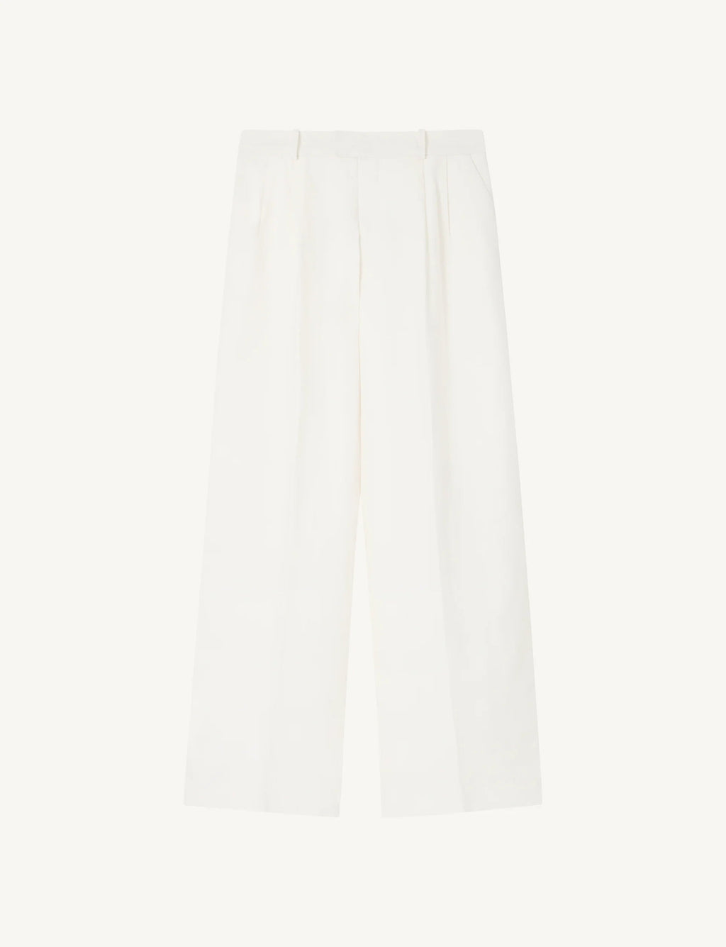 Rampling Trouser: Linen, Ivory