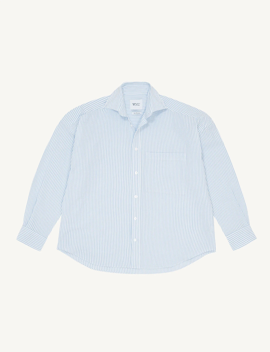 The Set: Seersucker Rain Blue Stripe Shirt & Boxer