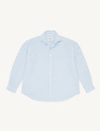The Set: Seersucker Rain Blue Stripe Shirt & Boxer