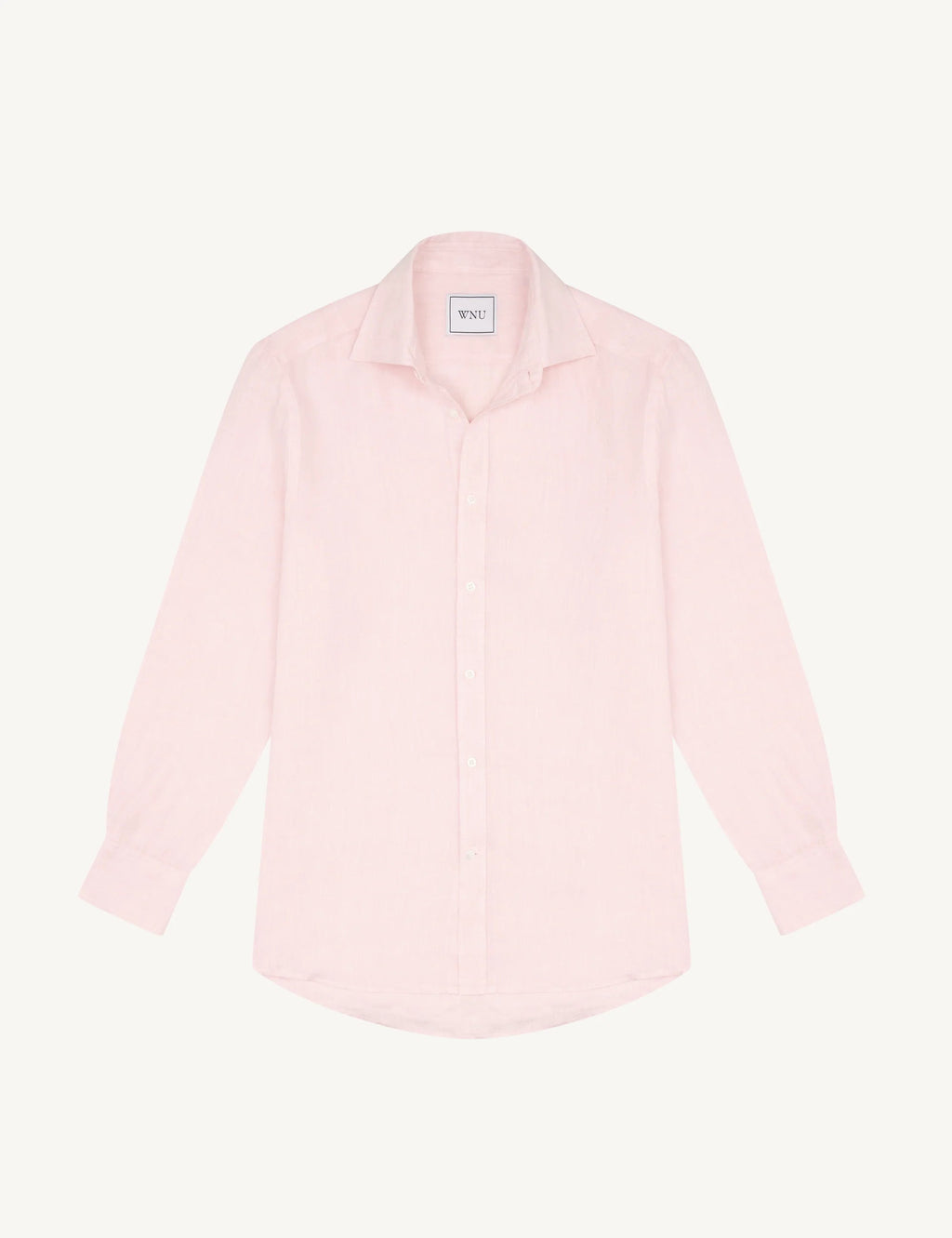 The Boyfriend: Linen, Grapefruit Pink
