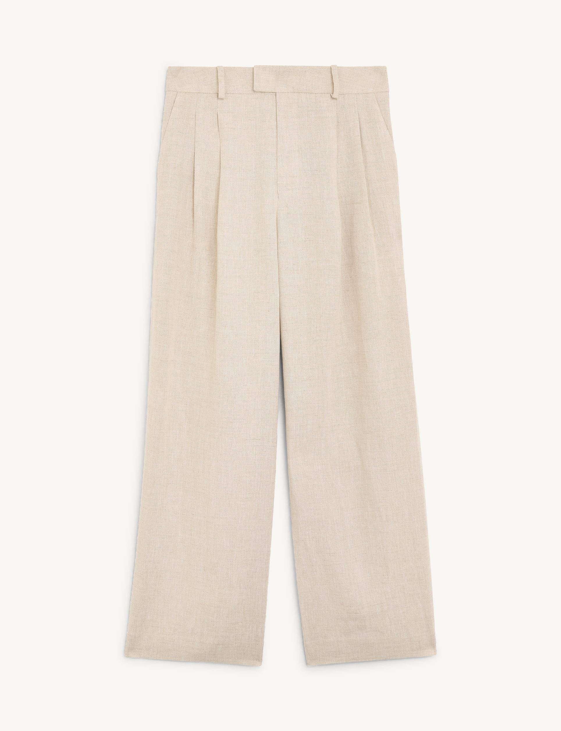 Rampling Trouser: Linen, Oatmeal