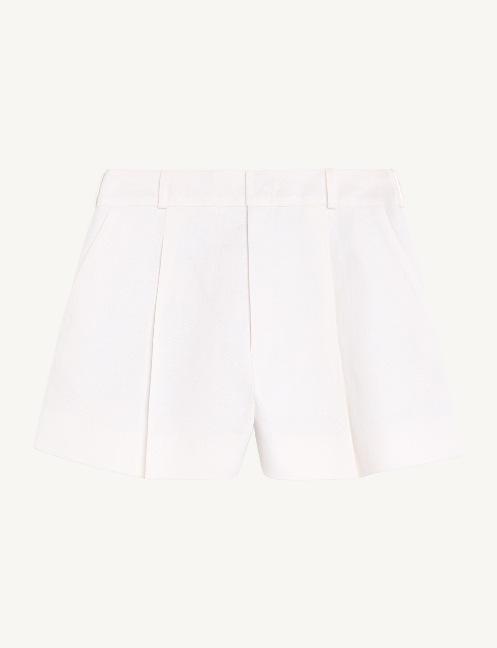 The Suit: Linen Ivory Cropped Blazer & Short