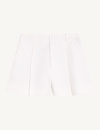 The Suit: Linen Ivory Cropped Blazer & Short