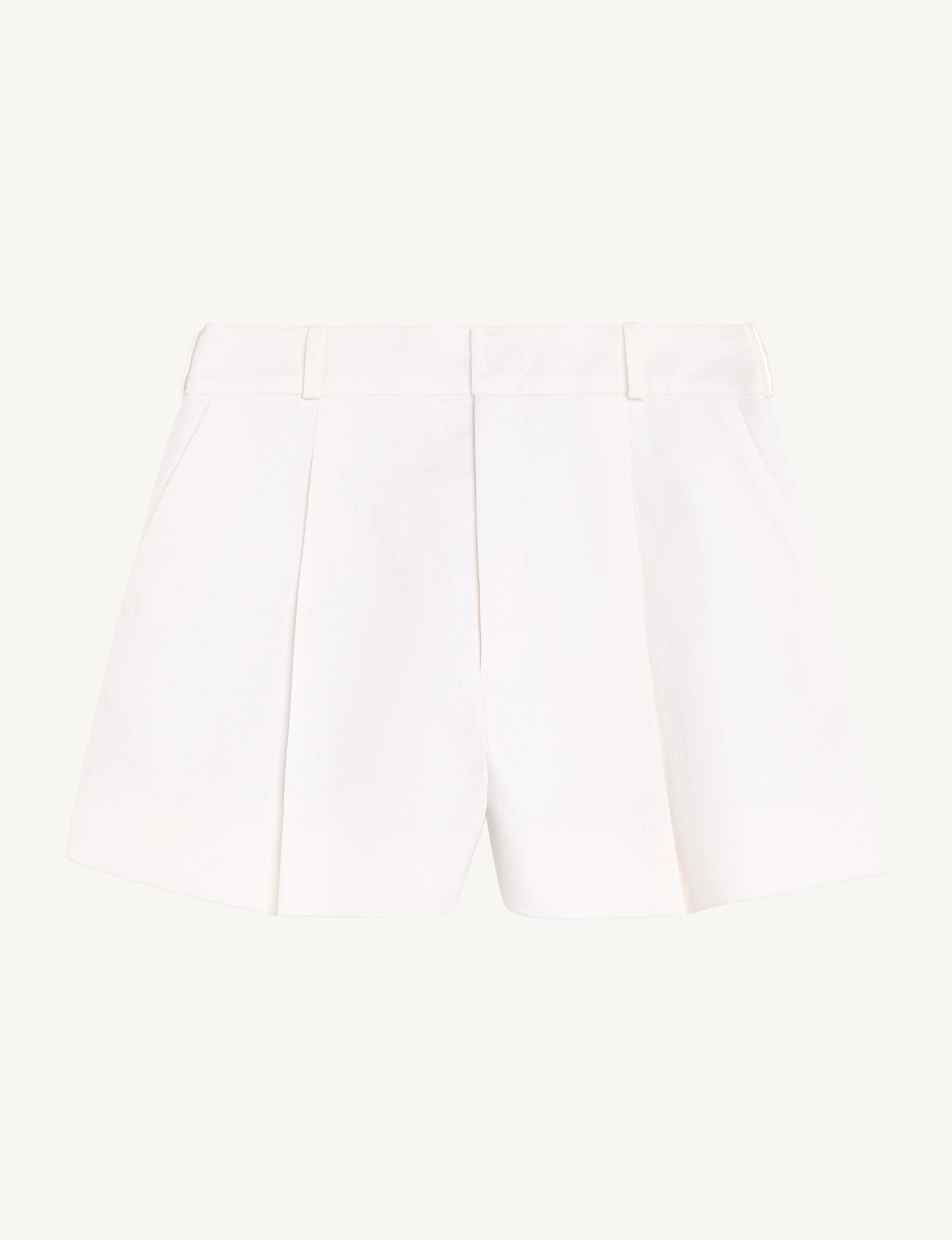 The Suit: Linen Ivory Cropped Blazer & Short