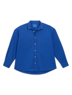 Sóller Shirt: Fine Poplin, Cobalt Blue x Lucy Williams