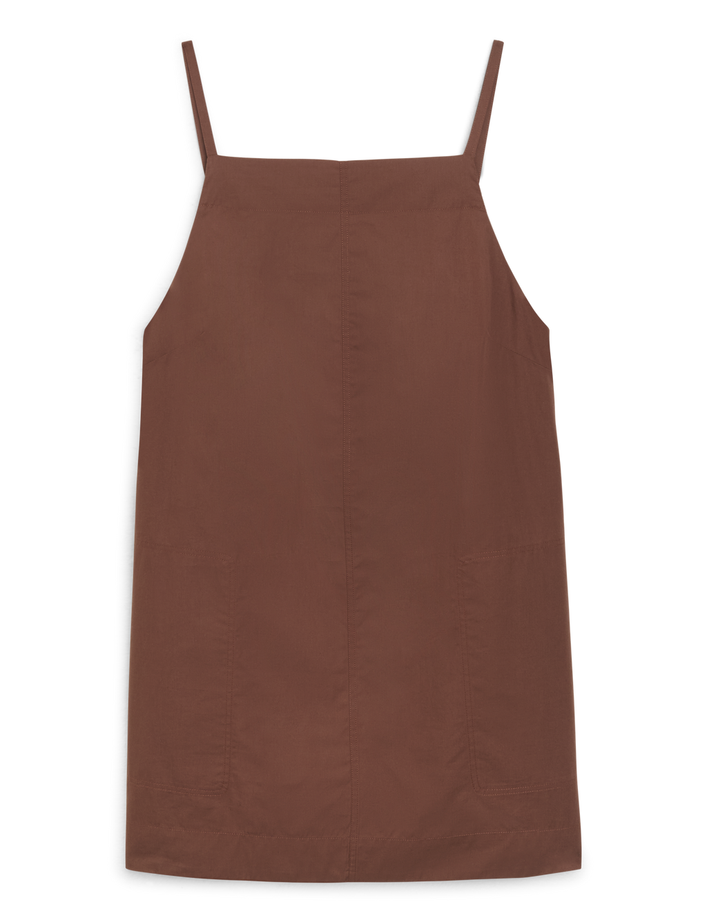 Andros Dress: Fine Poplin, Mocha x Lucy Williams