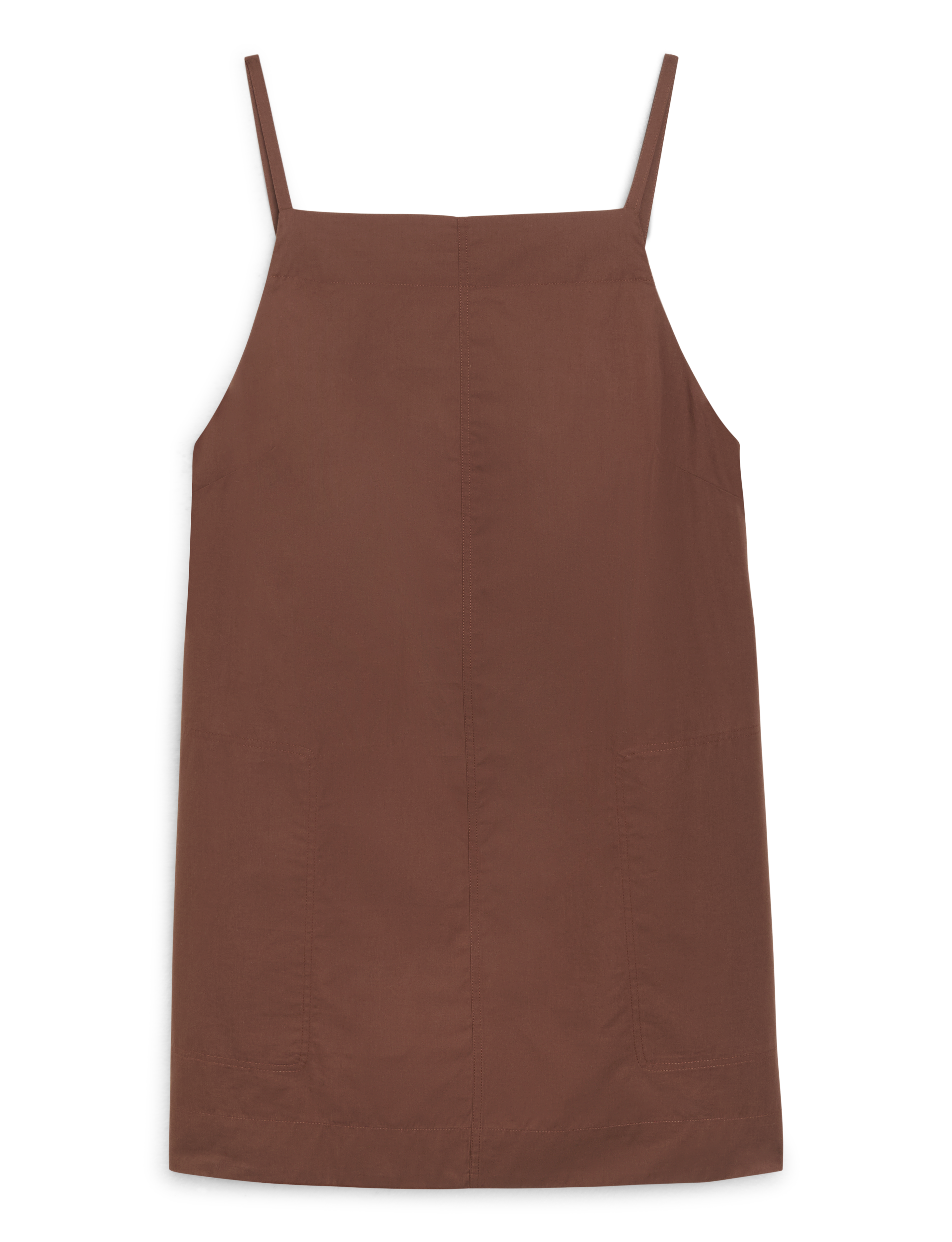 Andros Dress: Fine Poplin, Mocha x Lucy Williams