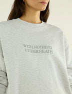Spencer Sweatshirt: Cotton Jersey, Grey