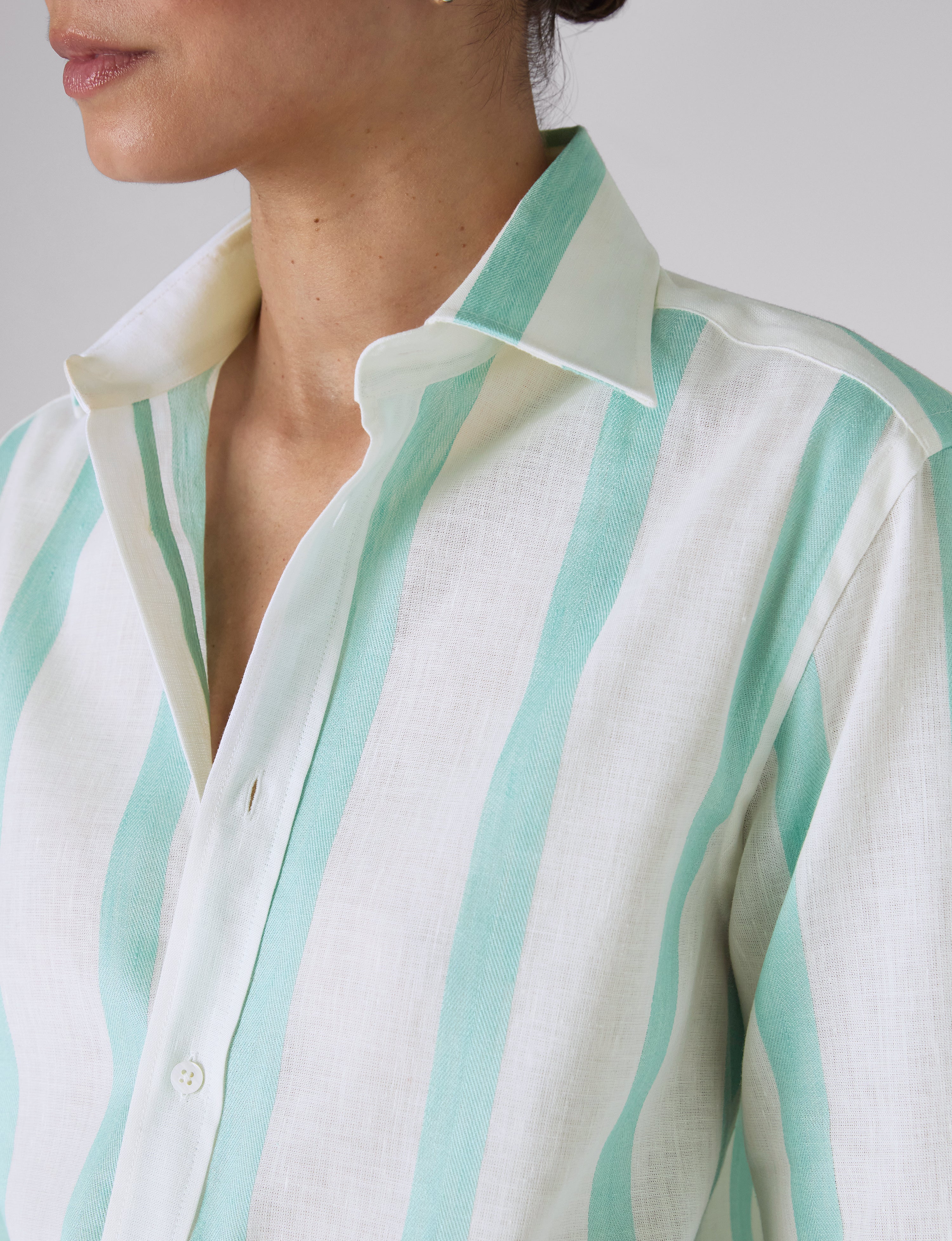 The Boyfriend: Weave, Mint Stripe
