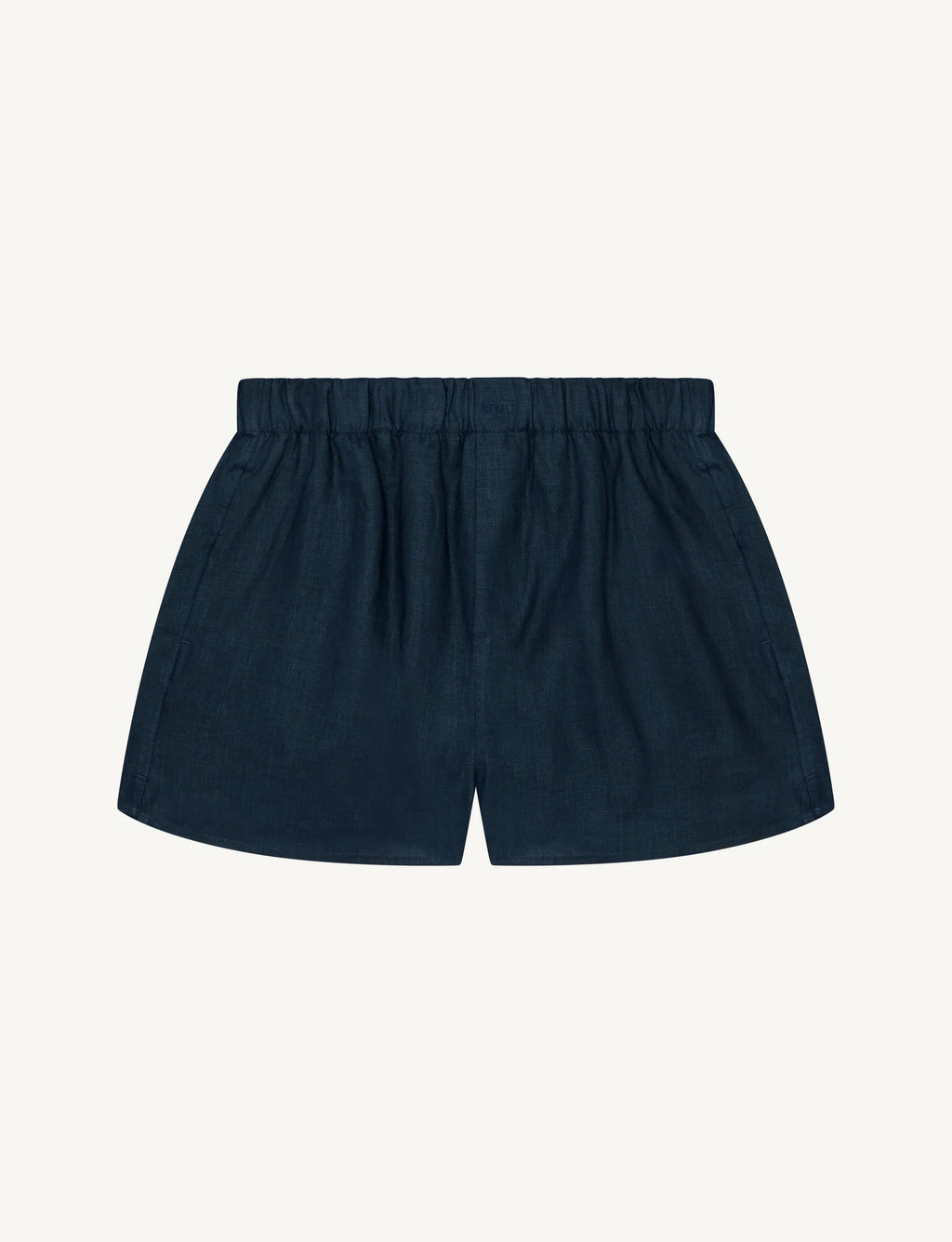The Set: Linen Navy Blue Shirt & Boxer