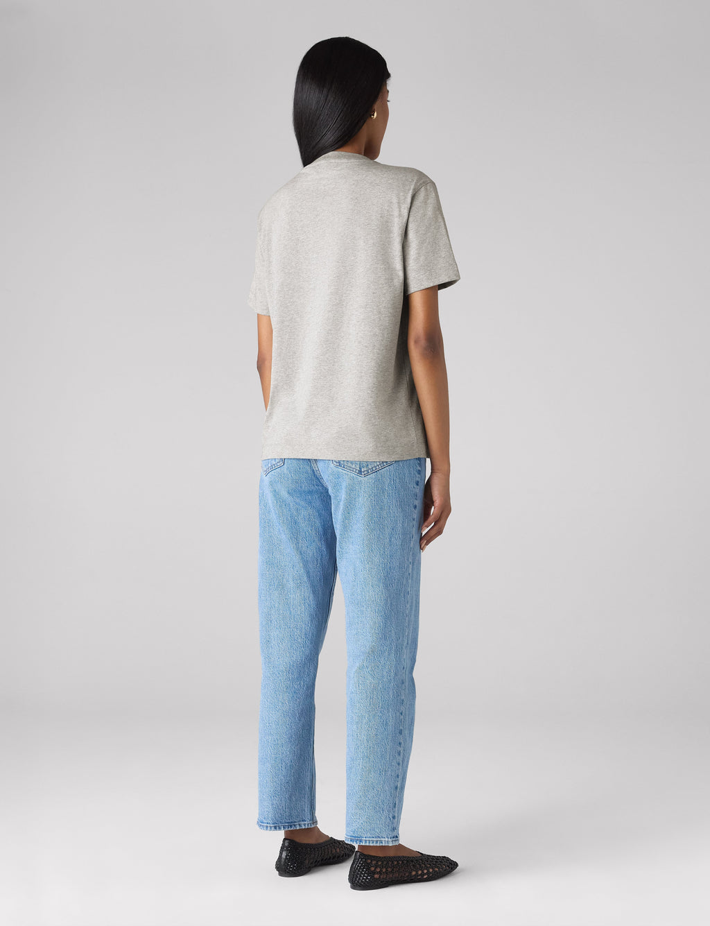 Soho T-Shirt: Cotton Jersey, Grey