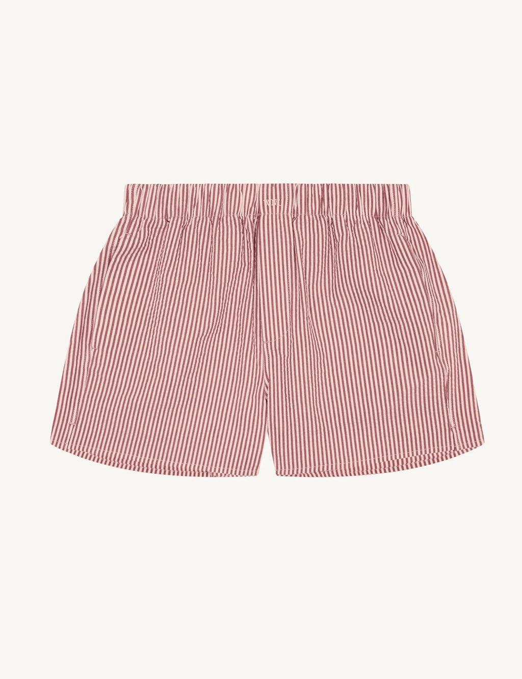 The Set: Seersucker Pink and Berry Stripe Shirt & Boxer Shorts