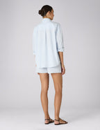 The Weekend: Seersucker, Rain Blue Stripe