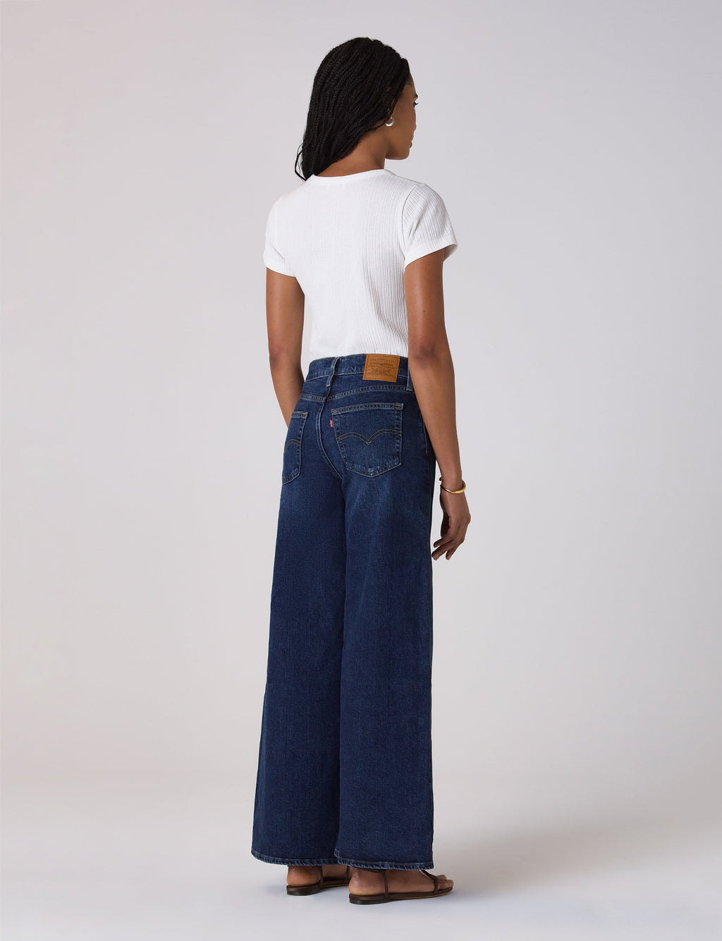 Camden Fitted T-Shirt: Cotton Textured Rib, Off-White