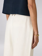 Rampling Trouser: Linen, Ivory
