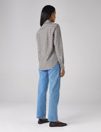 The Classic: Fine Brushed, Chocolate Gingham