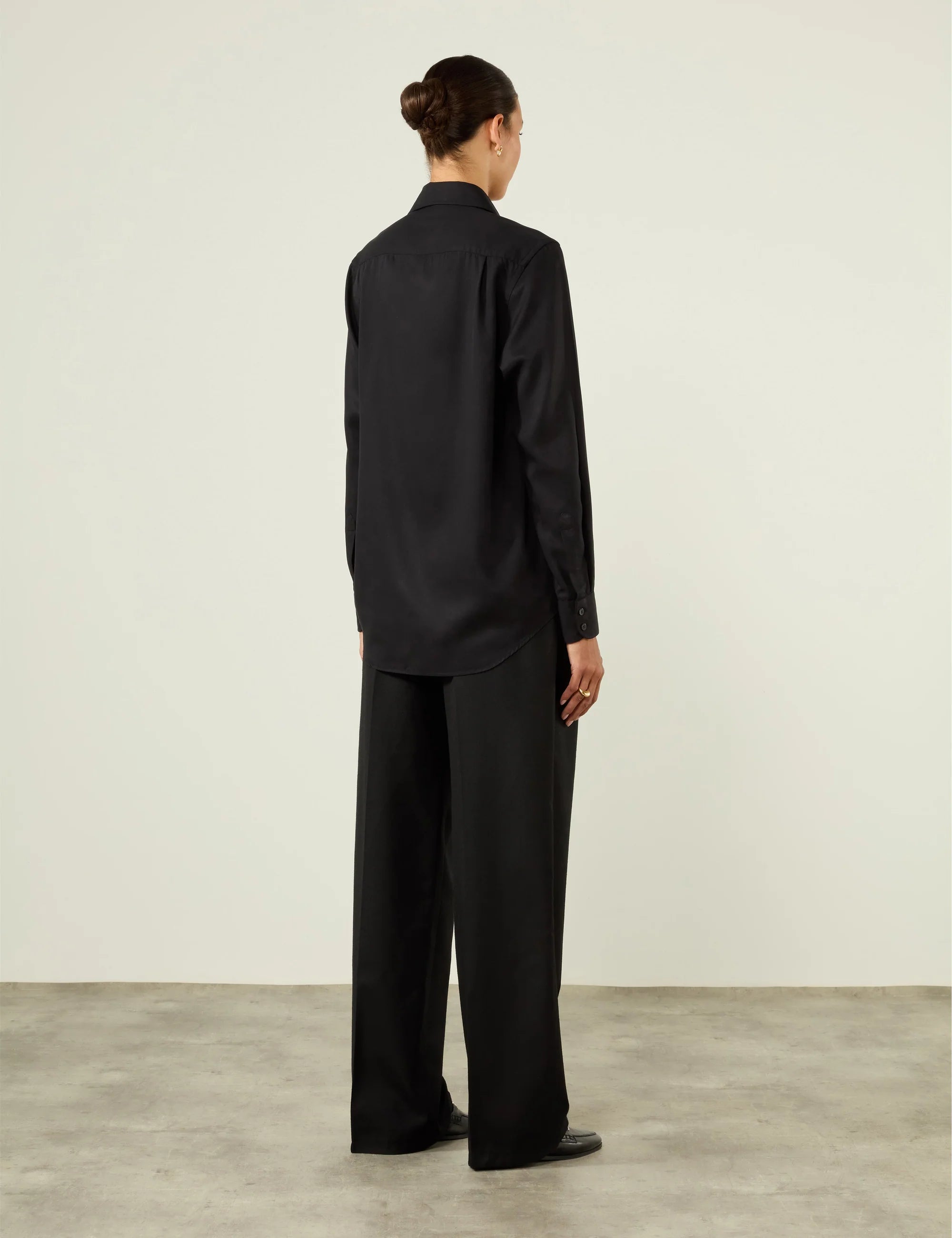 The Boyfriend: TENCEL™ Lyocell, Black