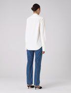 The Boyfriend Bow Tie: Fine Poplin, White