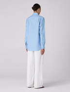 The Boyfriend: Linen, Cornflower Blue
