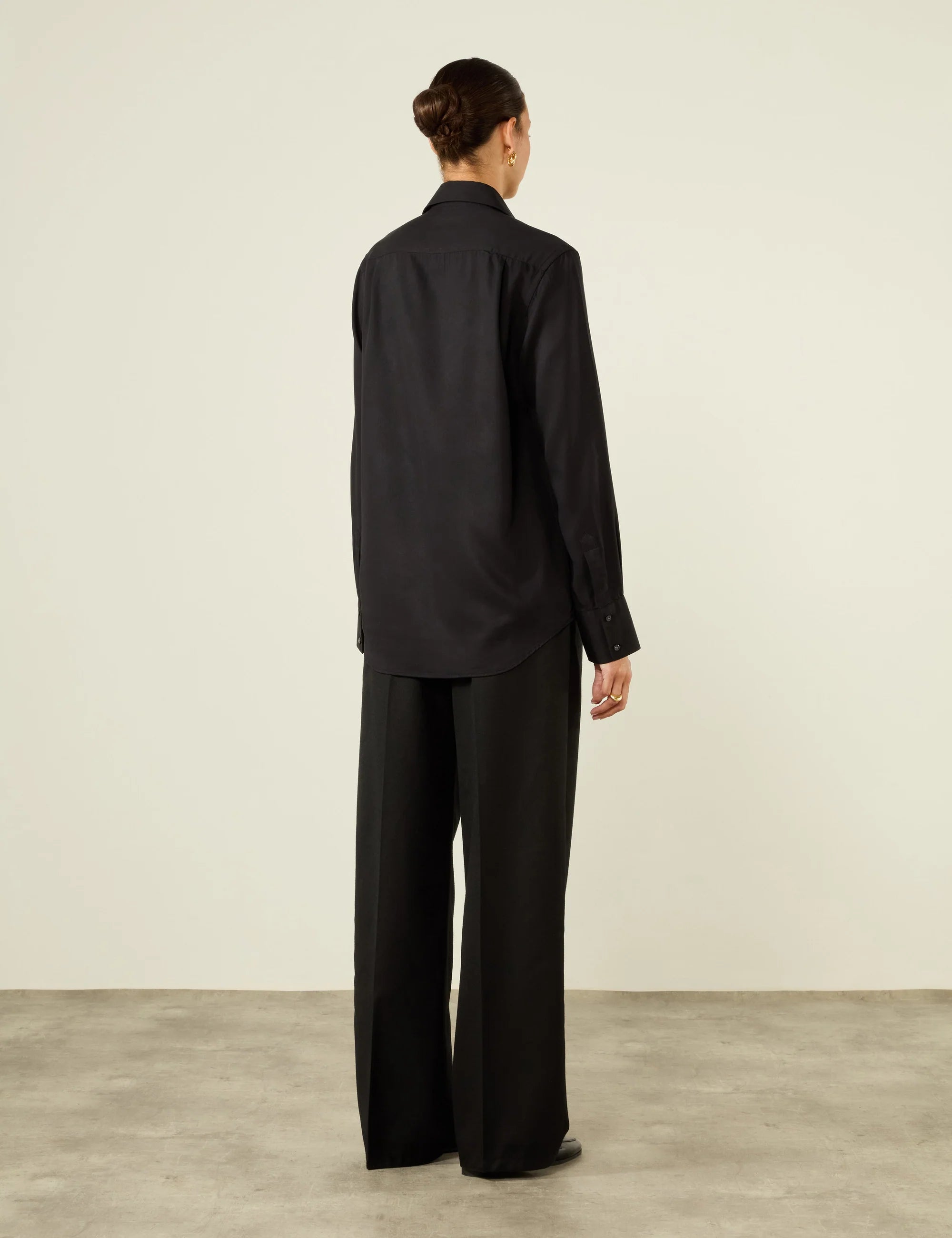The Dress Shirt: TENCEL™ Lyocell, Black