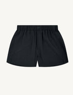 The Set: Seersucker Navy Blue Shirt & Boxer Shorts